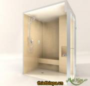 phòng xông hơi bằng kính đẹp